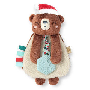 Bear Holiday Itzy Lovey™ Plush + Teether Toy