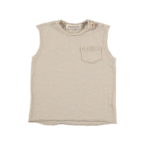 Sand Sleeveless T-Shirt
