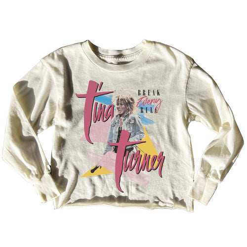 Tina Turner Not Quite Cropped Long Sleeve Tee