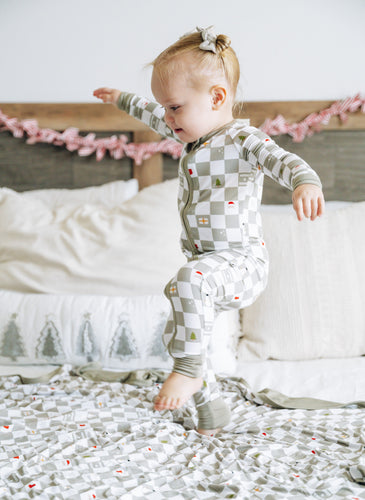 Merry and Bright Checks Dream Romper