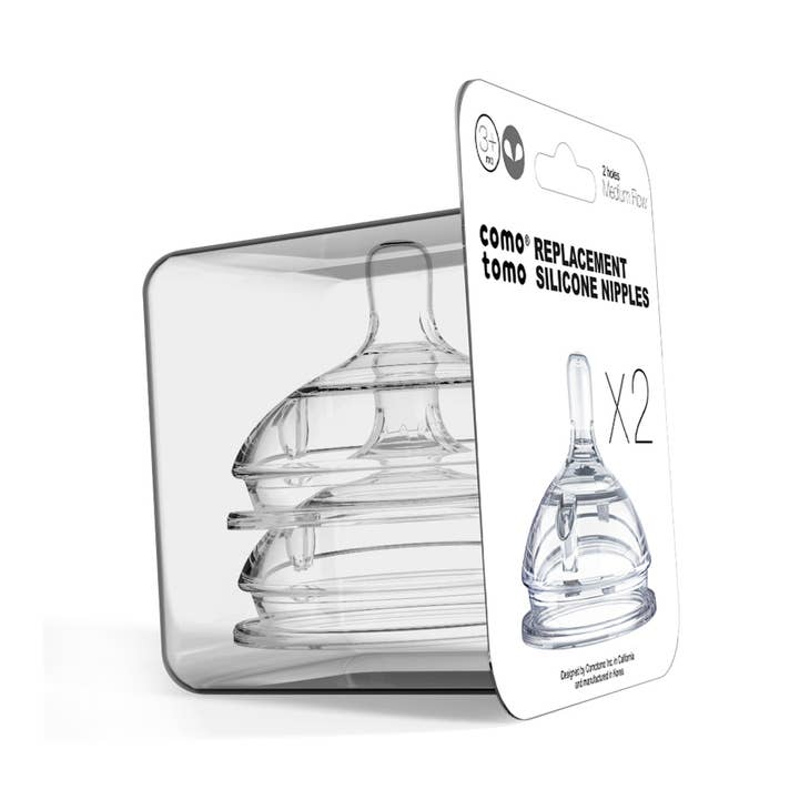 Silicone Slow Flow Replacement Nipples (0-3)
