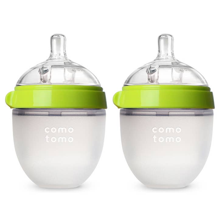 5oz Green Baby Bottle Double Pack