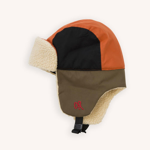 Basics Sherpa lined Cap with Ears & Buckle