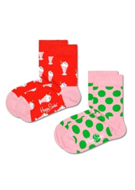 Two Pack Milkshake Socks