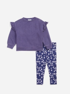 Midnight Floral Sweatshirt Set