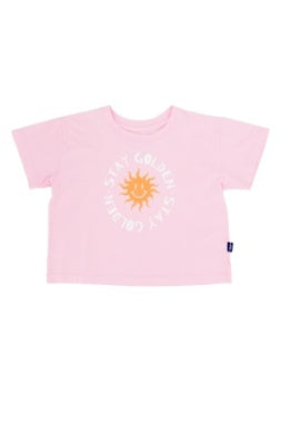 Stay Golden Crop Tee