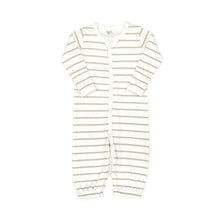 Load image into Gallery viewer, Natural Light Blue Stripe Snap Converter Gown