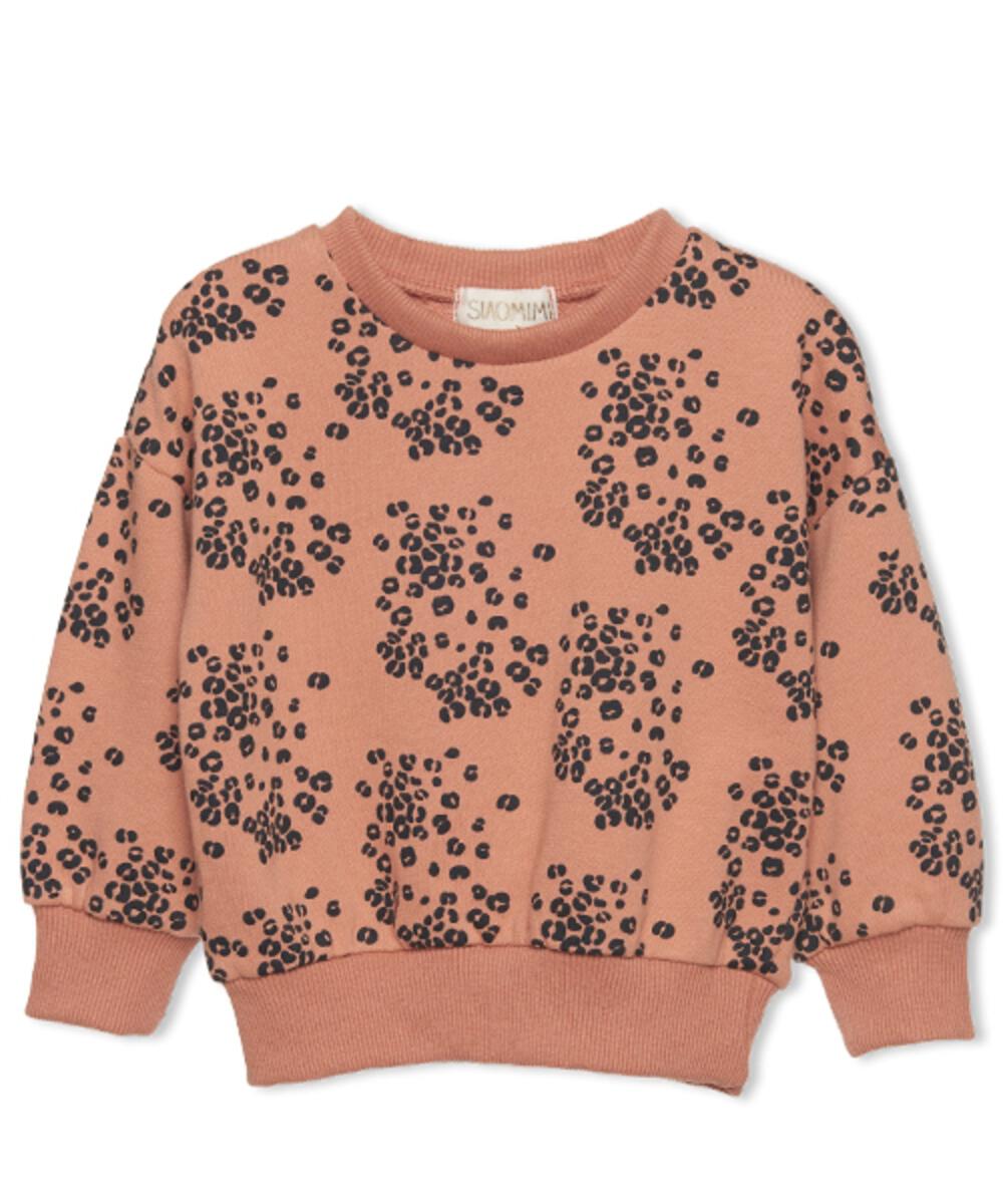 Clay Leopard Baby Sweatshirt