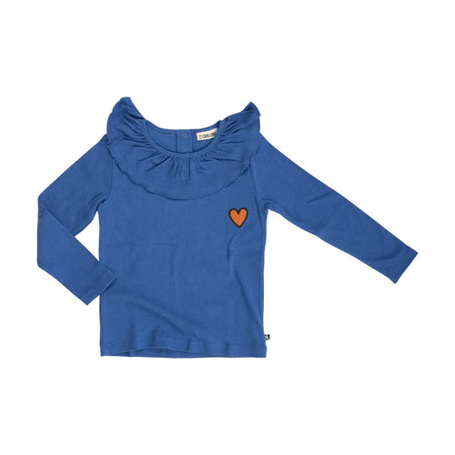 Bright Blue Collared Long Sleeve