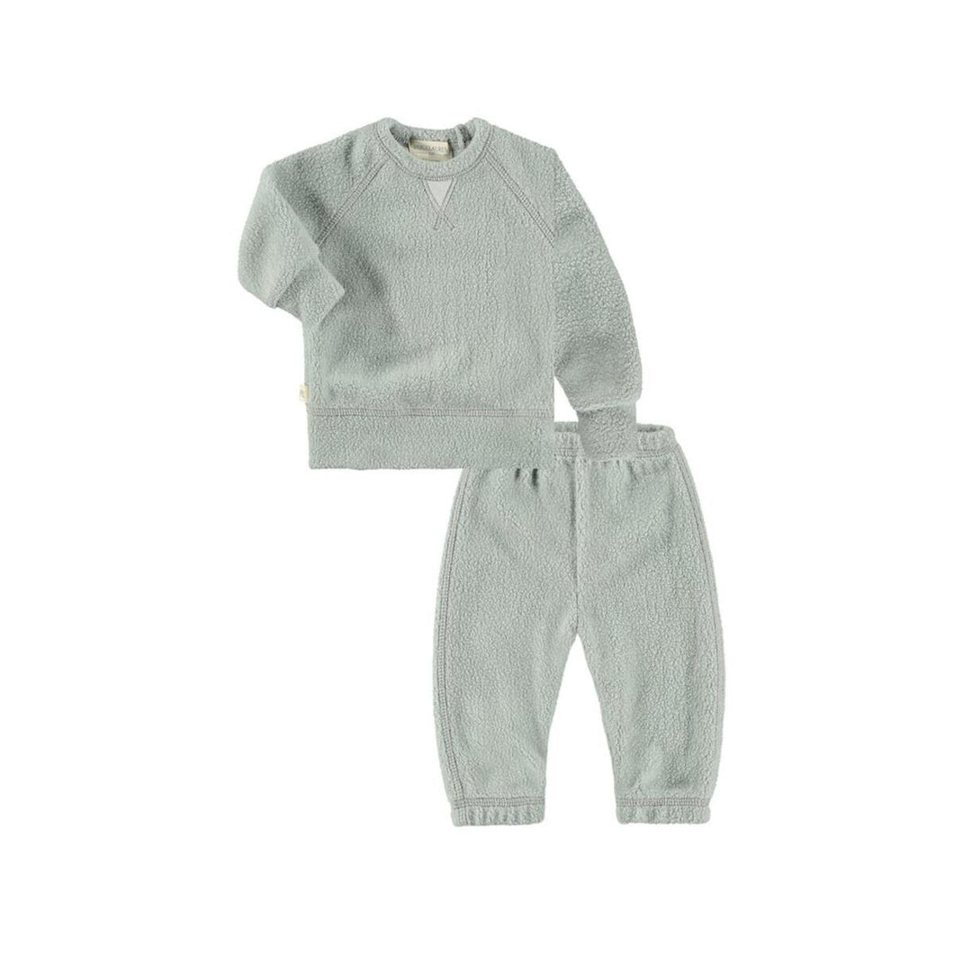 Gray Kids Sherpa Set