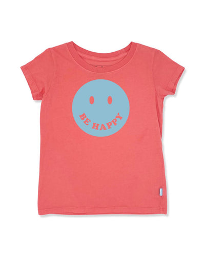 Sugar Coral Be Happy Everyday Tee