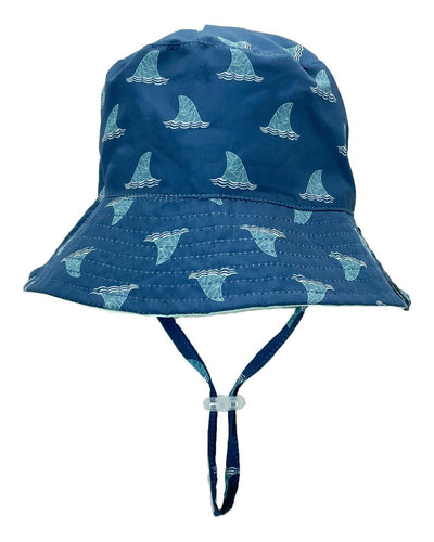 Navy Fin Suns Out Reversible Bucket Hat