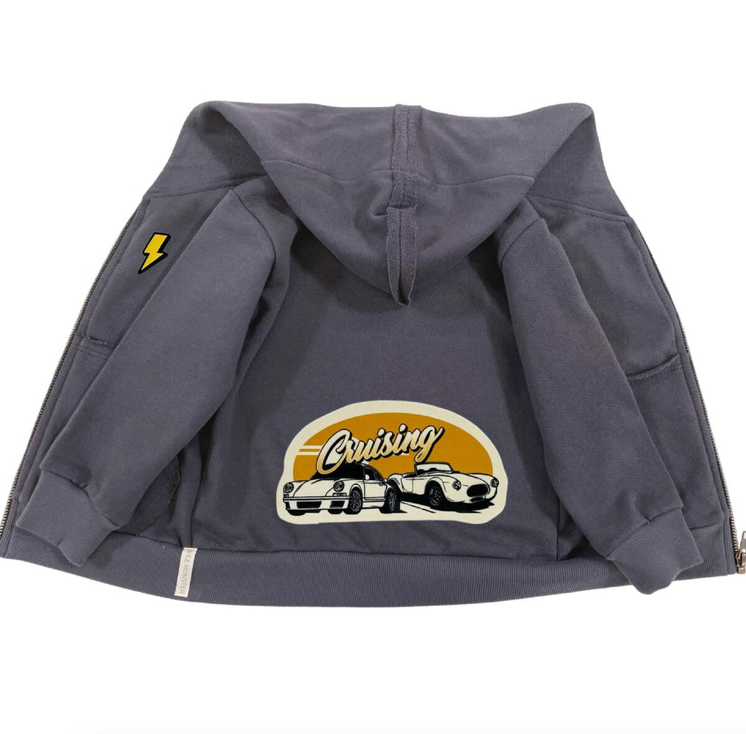 Storm Grey Cruising Zip Hoodie