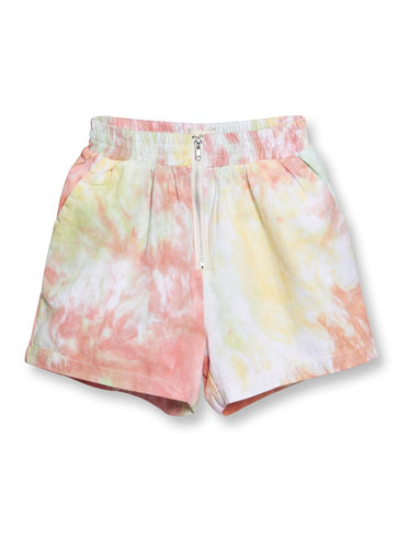 Sunset Tie Dye Cinch Waist Short