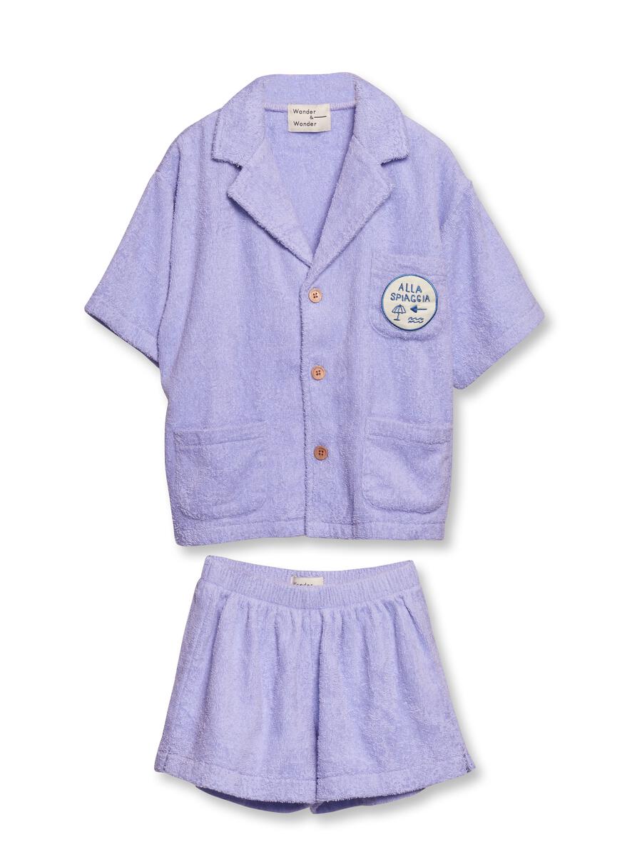 Lavender Terry Beach Set