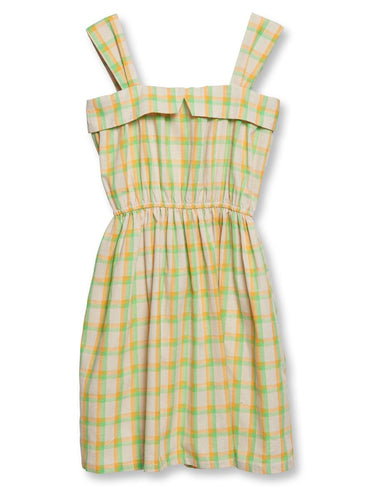 Yellow Plaid Fia Dress