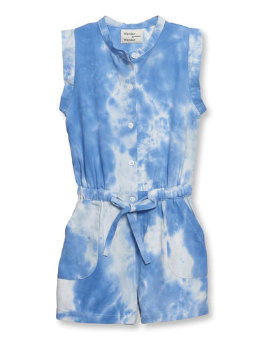 Sky Tie Dye Summer Romper