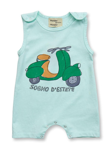 Pistachio Vespa Romper