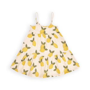 Lemons Tiered Dress