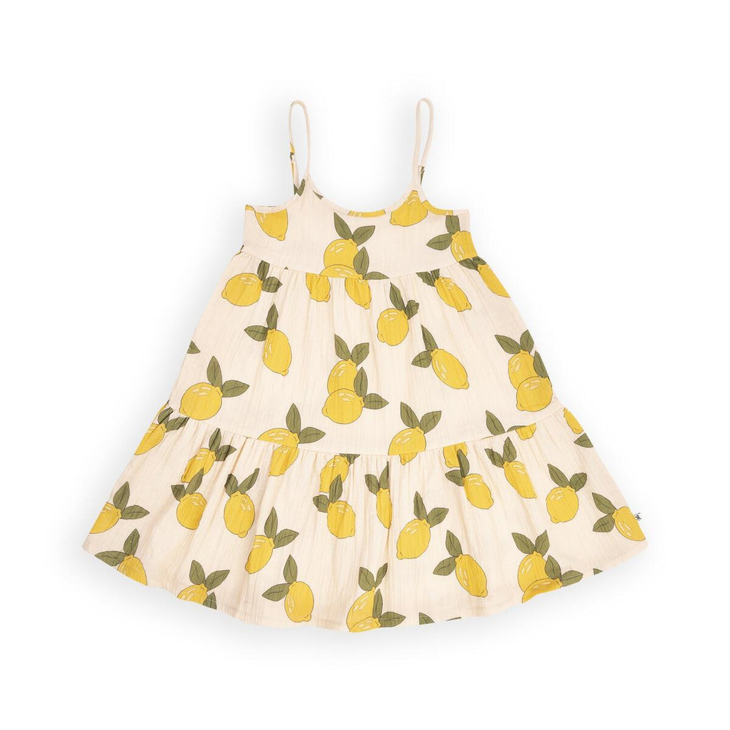 Lemons Tiered Dress