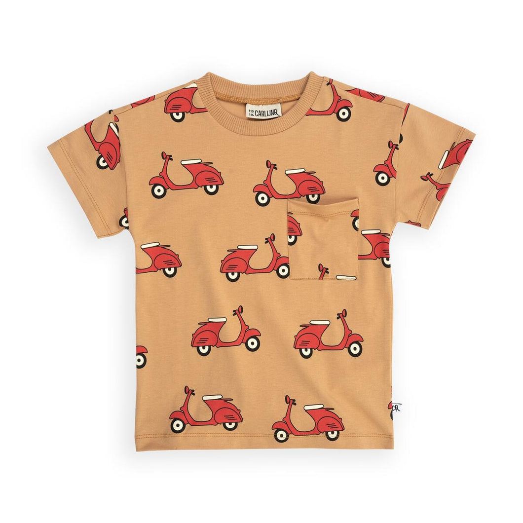 Scooter Crew Neck Pocket Tee
