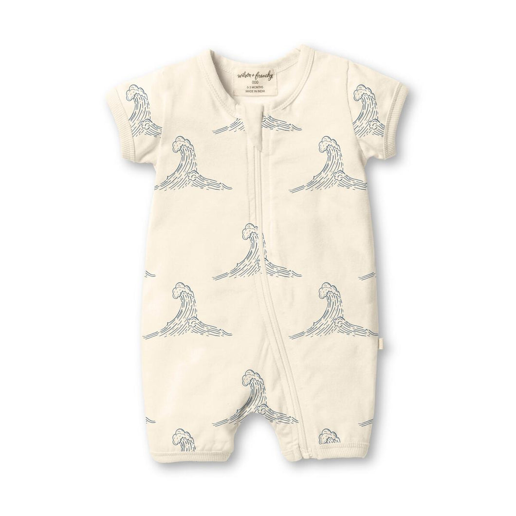 The Wave Organic Boyleg Zipsuit
