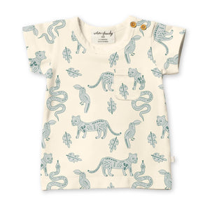 Hello Jungle Organic Baby Pocket Tee