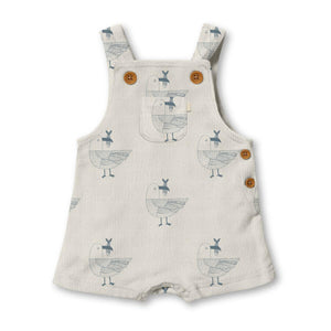 Birch Gulls Organic French Terry Baby Overall