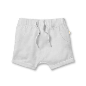 Glacier Grey Organic Slouch Baby Short
