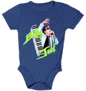 Billy Joel Vintage Navy Onesie