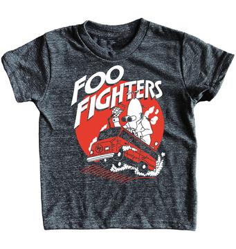 Foo Fighters Tri Black Short Sleeve Tee