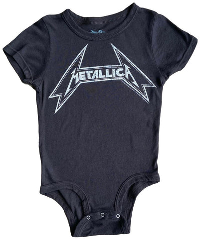 Jet Black Metallica Onesie