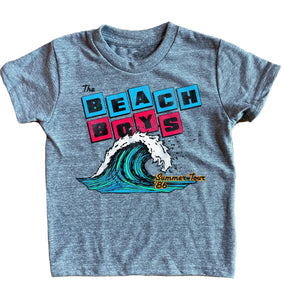 Beach Boys Tri Grey Short Sleeve Tee