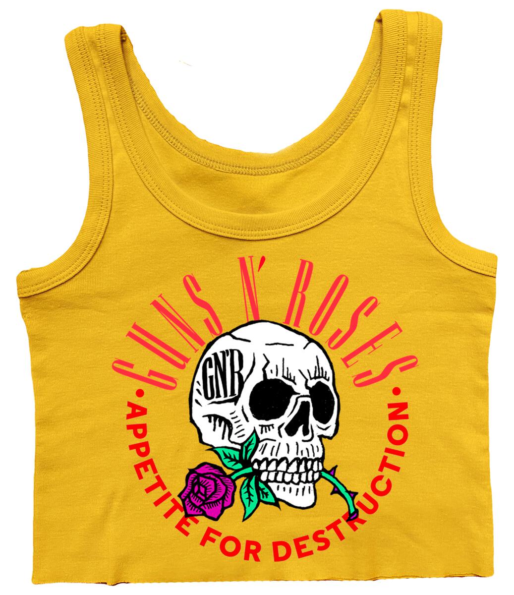 Guns N' Roses Sunrise Crop Tank