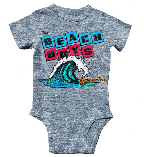 Beach Boys Tri Grey Onesie