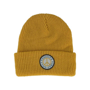 Vintage Gold Positive Vibes Beanie