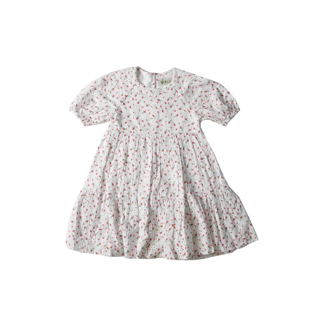 Tiny Floral Eyelet Celebration Dress