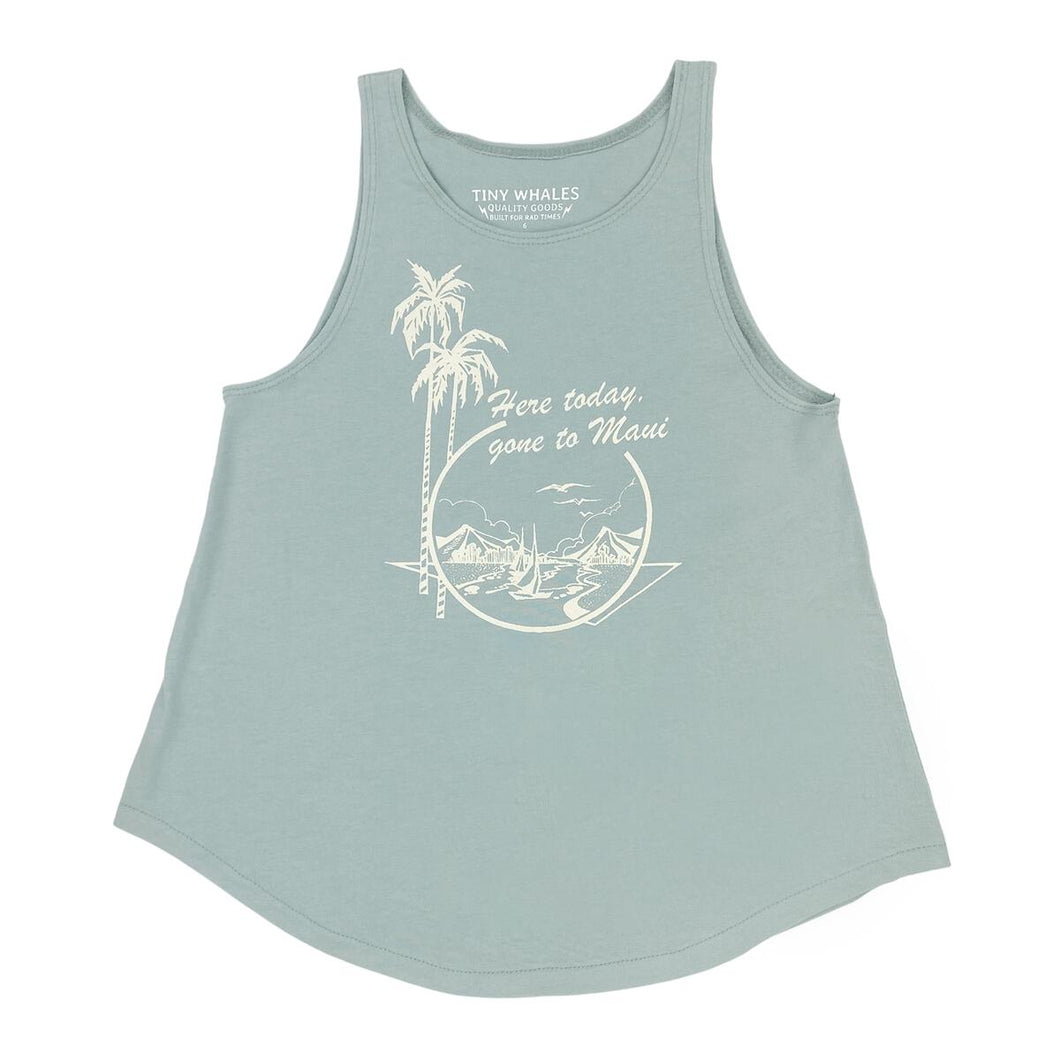 Sea Glass Gone to Maui Flowy Tank