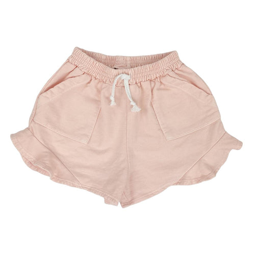 Pink Skies Light French Terry Butterfly Short