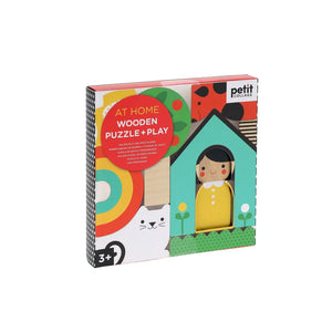At Home Mini Wooden Puzzle & Play