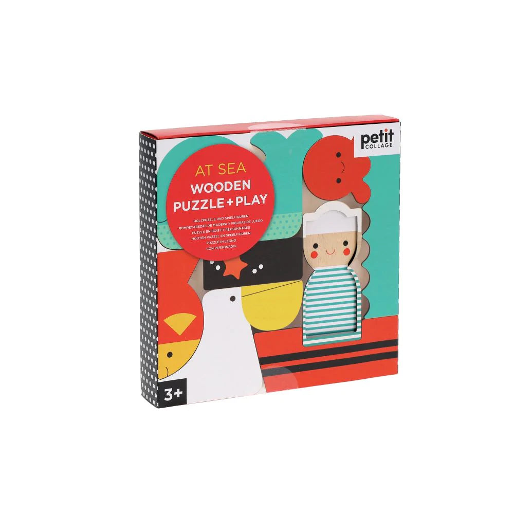 At Sea Mini Wooden Puzzle & Play