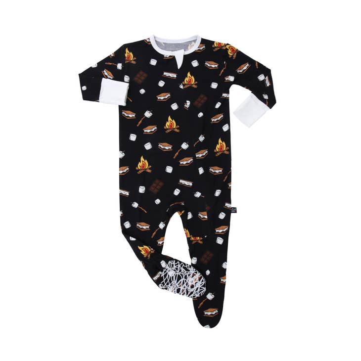 Midnight Smores Bamboo Footed Sleeper