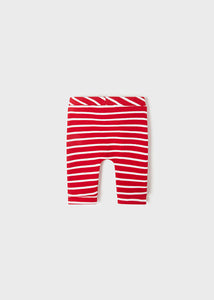 Red Stripe Baby Leggings