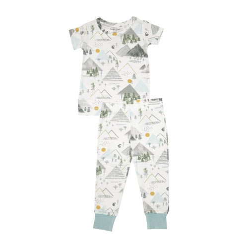 Mountains Short Sleeve Loungewear Set