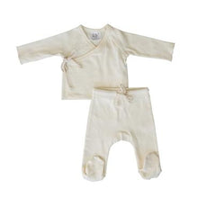 Load image into Gallery viewer, Cream Cotton Layette Set