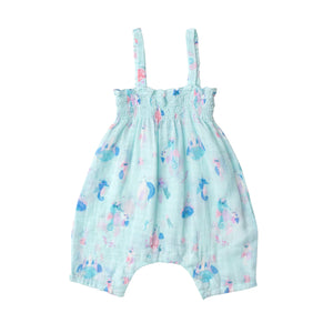 Magical Seahorse Smocked Romper