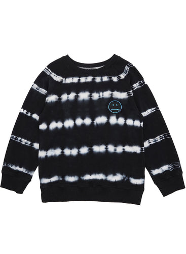 Black Blurred Lines Pullover