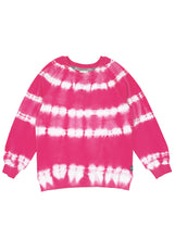 Load image into Gallery viewer, Fuchsia Blurred Lines Pullover