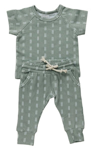Sage Strokes Two Piece Pocket Set