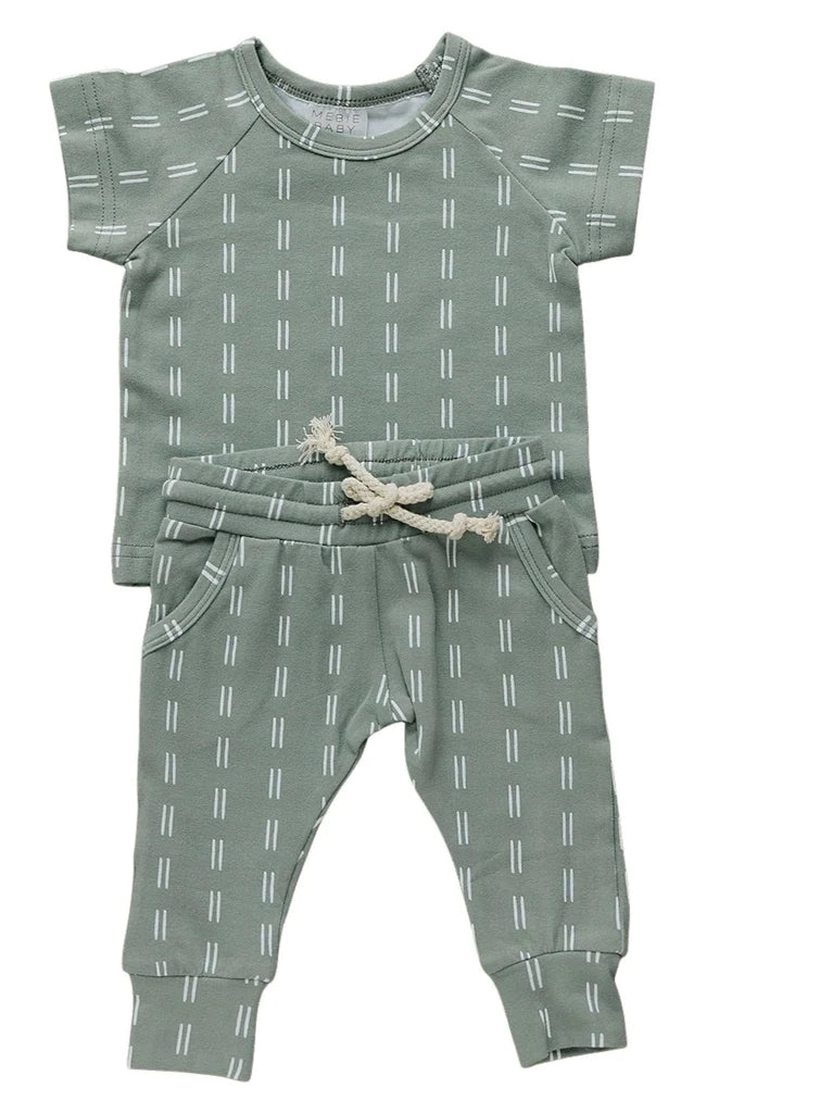 Sage Strokes Two Piece Pocket Set
